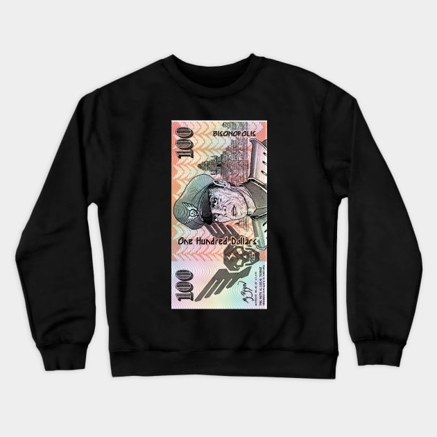 Bison dollas 2 Crewneck Sweatshirt by Karambola